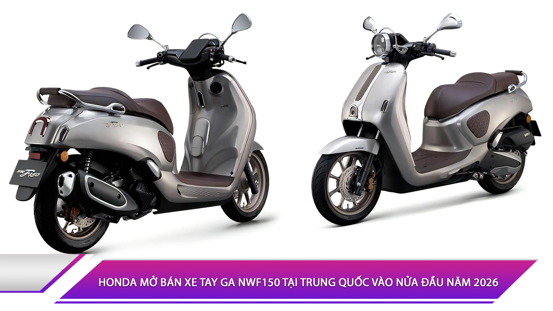 Honda mở bán xe tay ga NWF150 tại Trung Quốc vào nửa đầu năm 2026